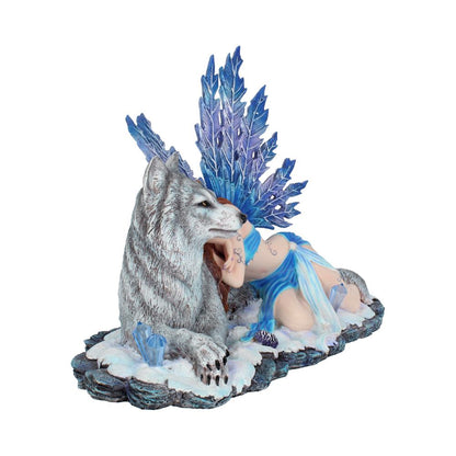 Lupiana Fairy & Wolf Figurine