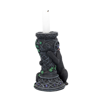 Midnight Cat Candle Holder