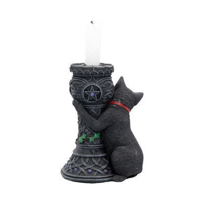 Midnight Cat Candle Holder