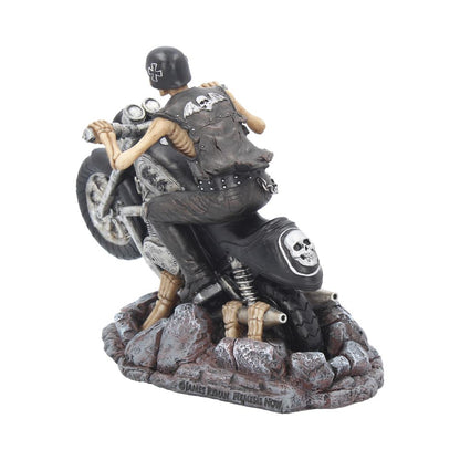 Ride Out Of Hell Biker Figurine