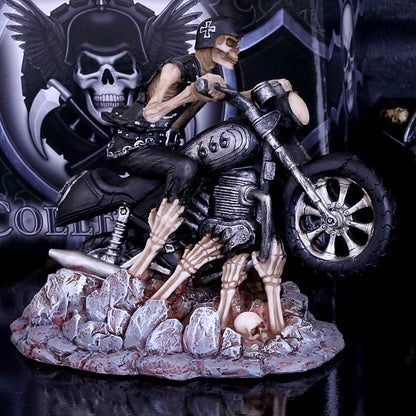 Ride Out Of Hell Biker Figurine