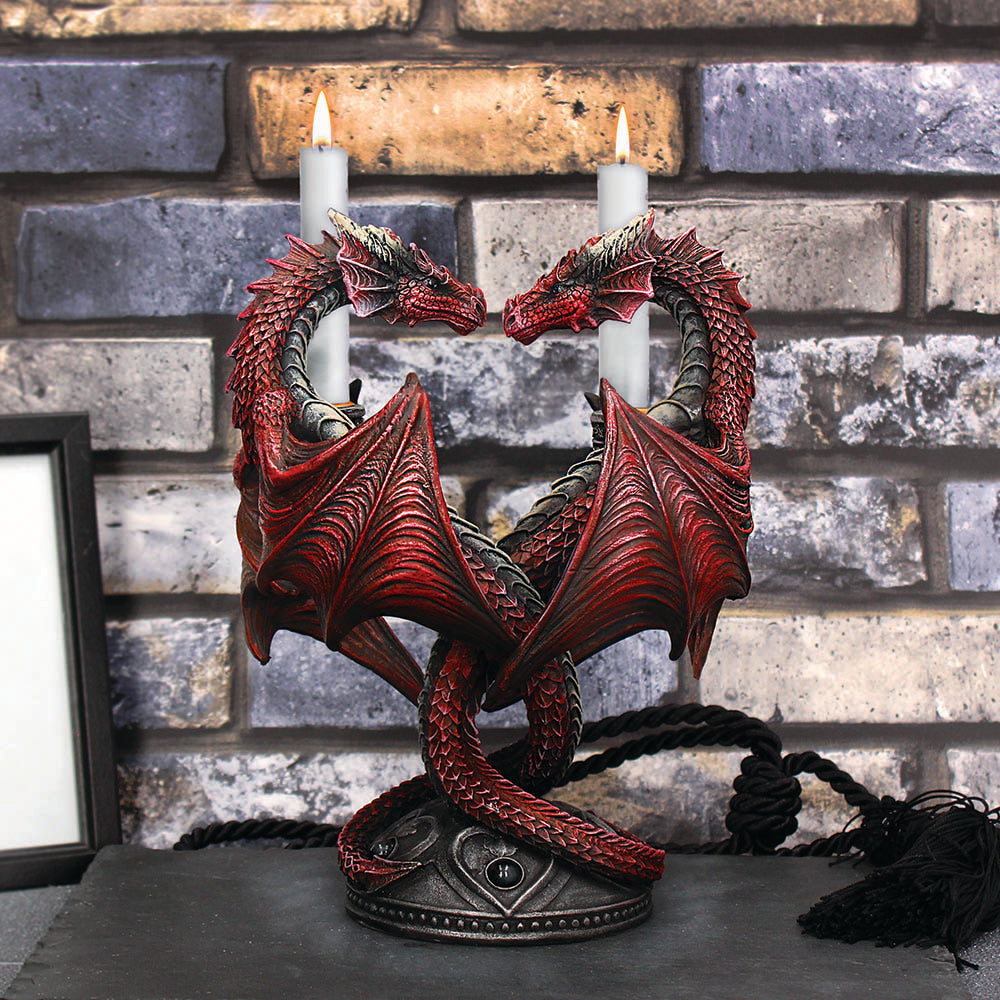 Dragon Heart Candelabra - Red Edition