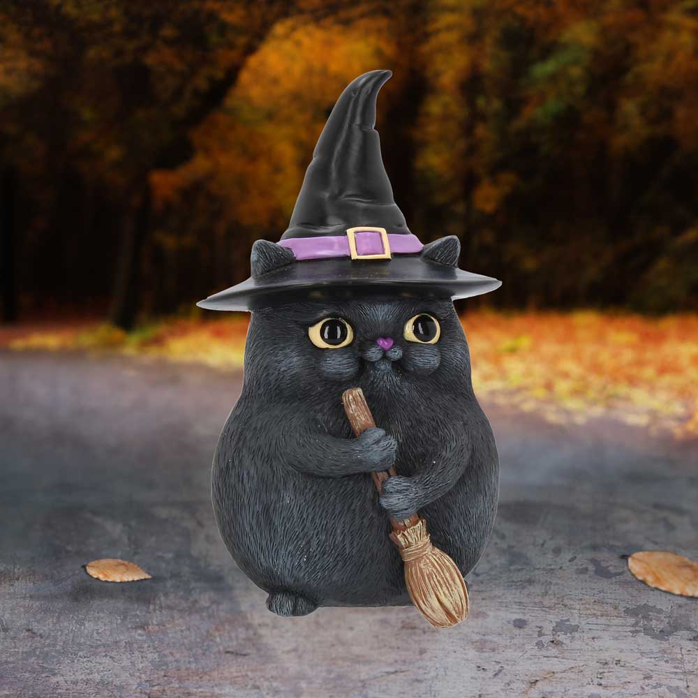 Lucky Black Cat Figurine