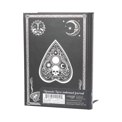 Embossed Journal Black and White Spirit Board