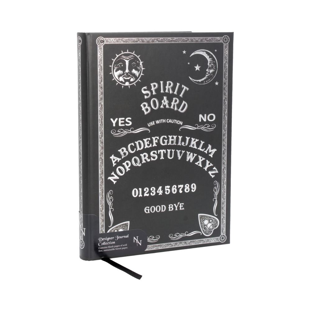 Embossed Journal Black and White Spirit Board