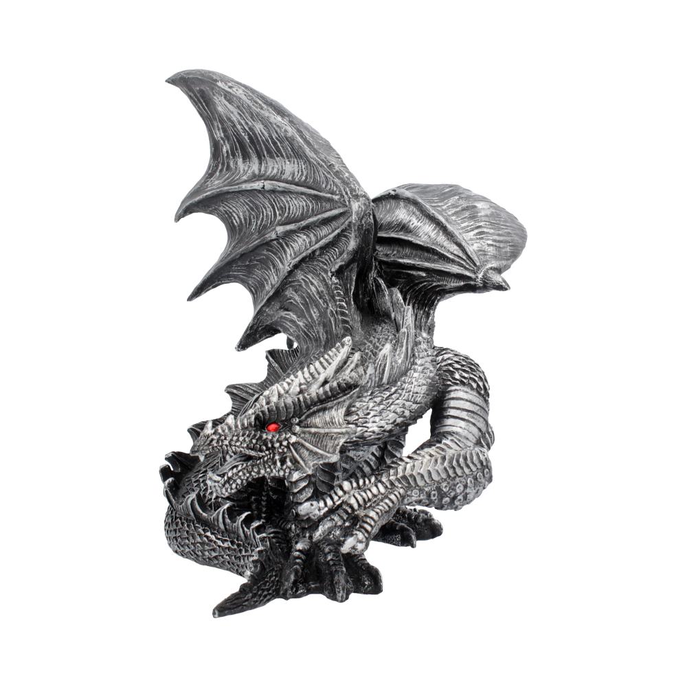 Obsidian Dragon Figurine