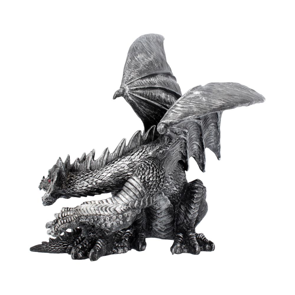 Obsidian Dragon Figurine