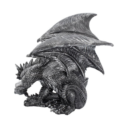 Obsidian Dragon Figurine