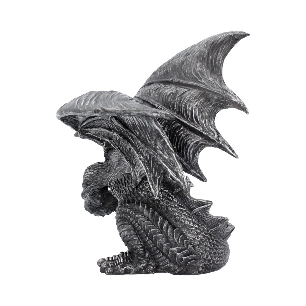 Obsidian Dragon Figurine