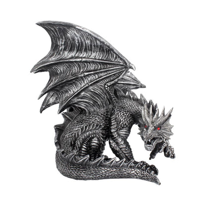 Obsidian Dragon Figurine