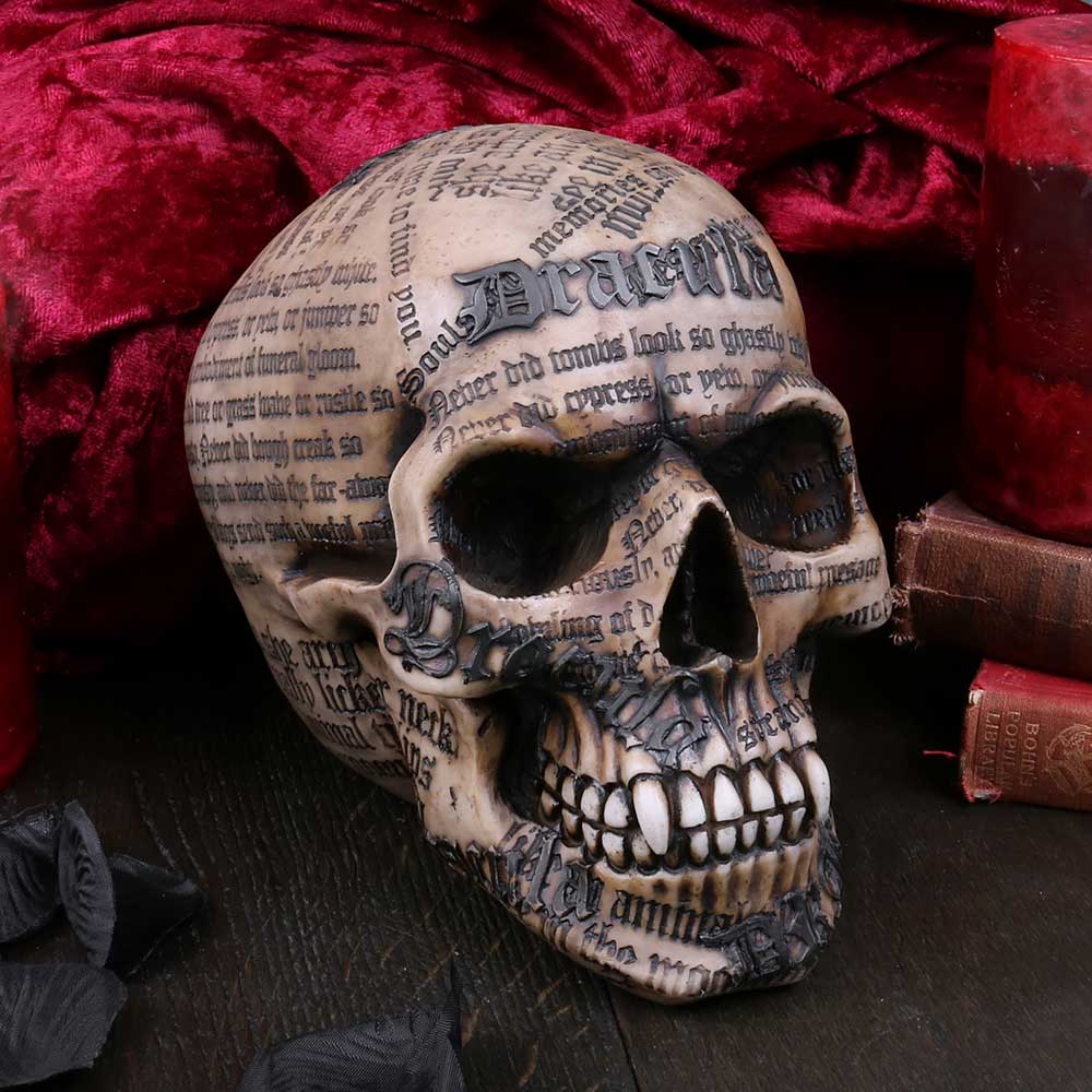 Dracula's Tale Skull Ornament