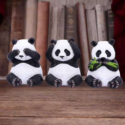 Three Wise Pandas