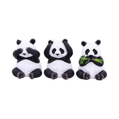 Three Wise Pandas