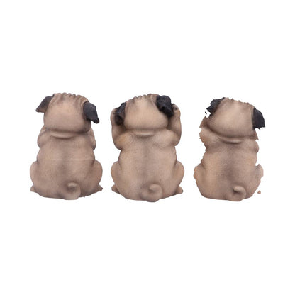 Three Wise Pugs