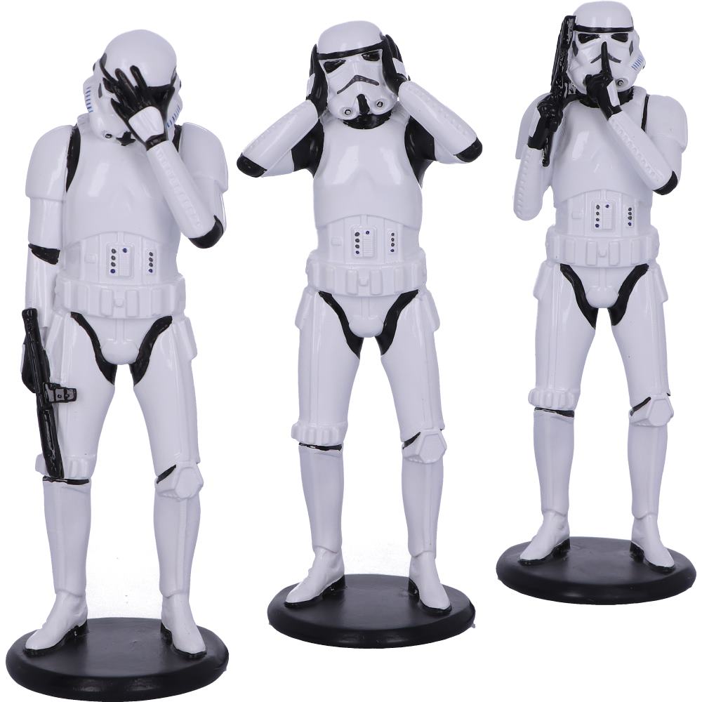 Three Wise Stormtrooper Figurines