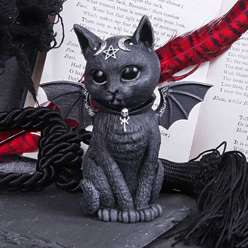 Malpuss Bat Cat Figurine