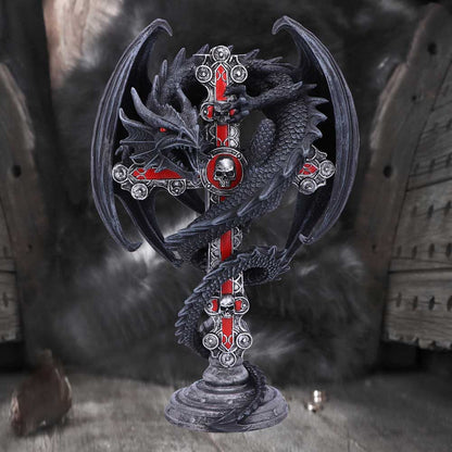 Gothic Guardian Candle Holder