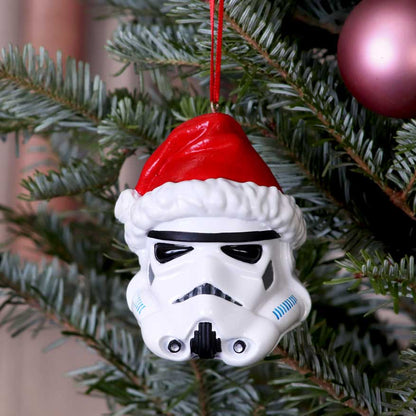 Stormtrooper Santa Hat Hanging Ornament