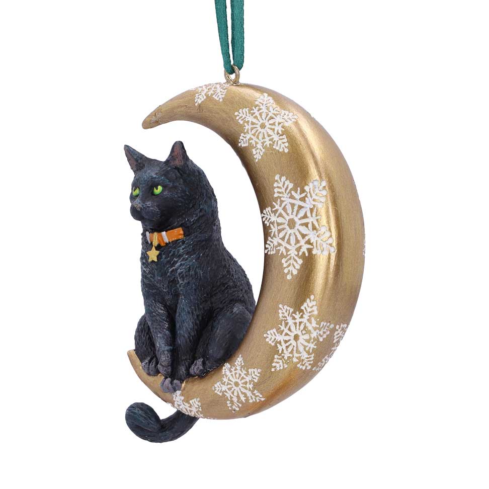 Moon Cat Hanging Ornament