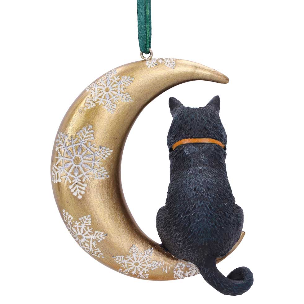 Moon Cat Hanging Ornament