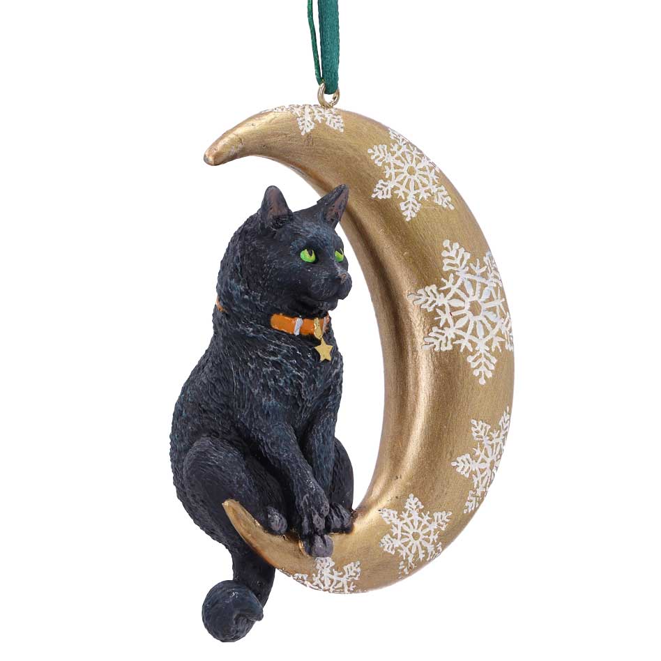 Moon Cat Hanging Ornament