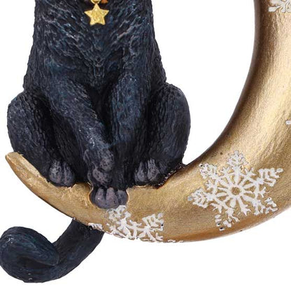 Moon Cat Hanging Ornament