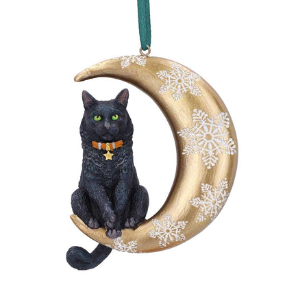 Moon Cat Hanging Ornament