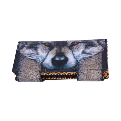 Guardian Wolf Embossed Purse