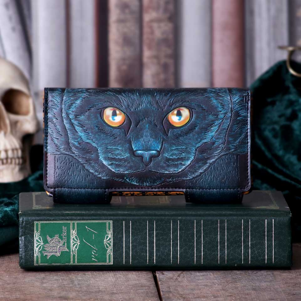 Guardian Cat Embossed Purse