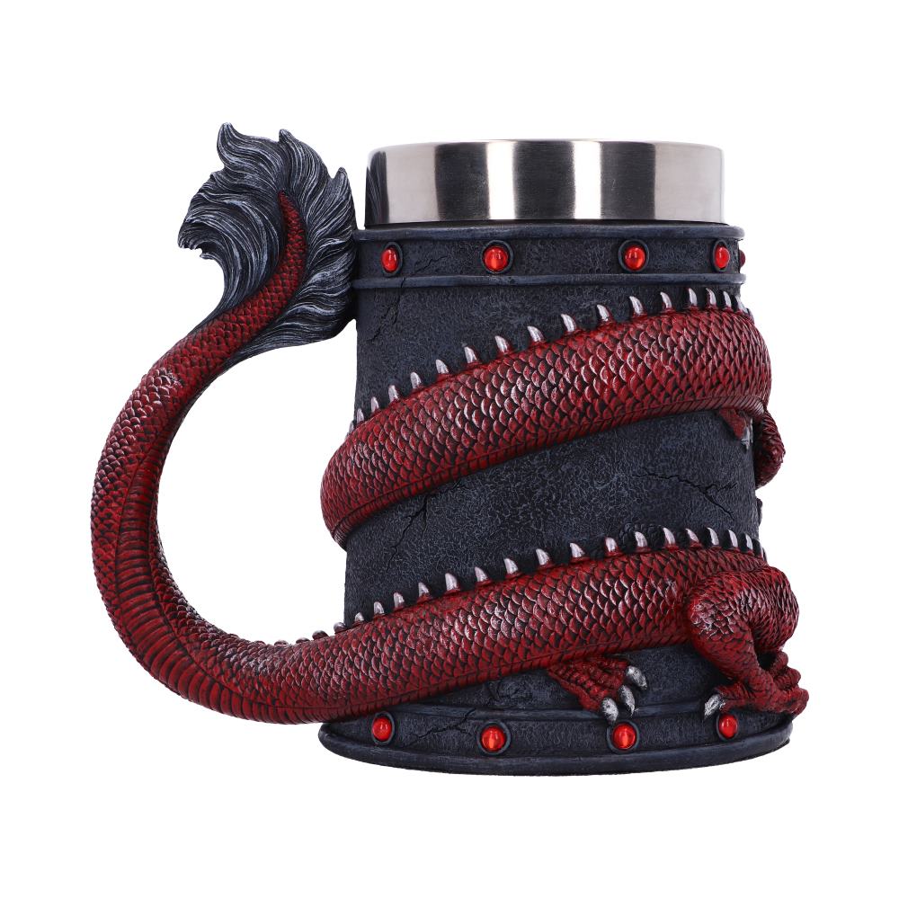 Dragon Coil Tankard Red