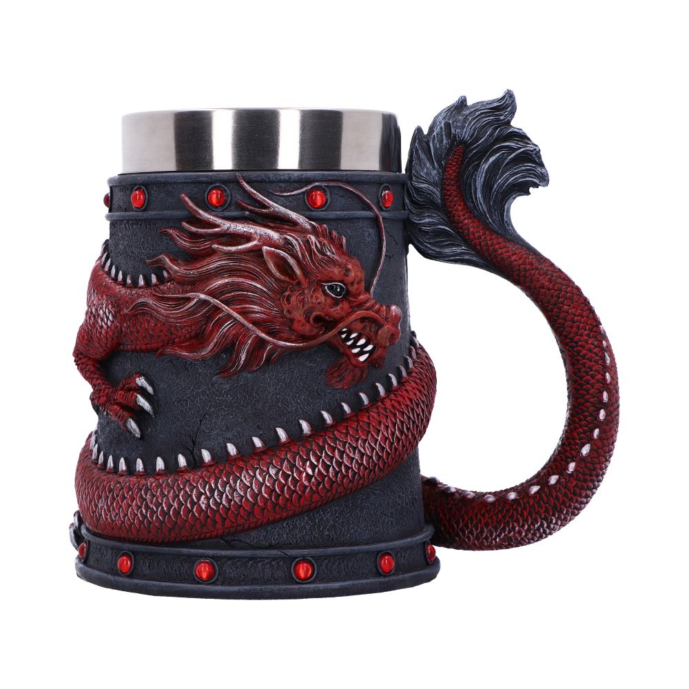 Dragon Coil Tankard Red