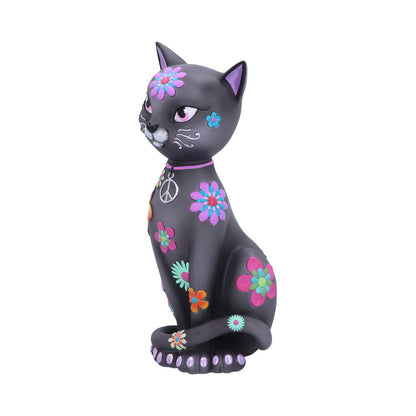 Hippy Kitty Figurine