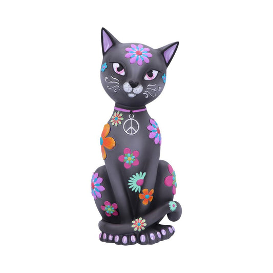 Hippy Kitty Figurine