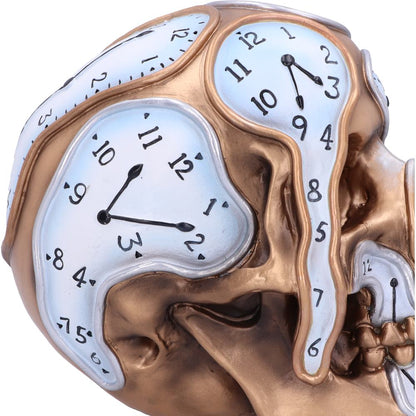 Time Goes By Clock Skull