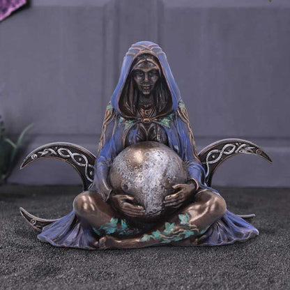 Triple Moon Goddess Art Figurine (Mini)