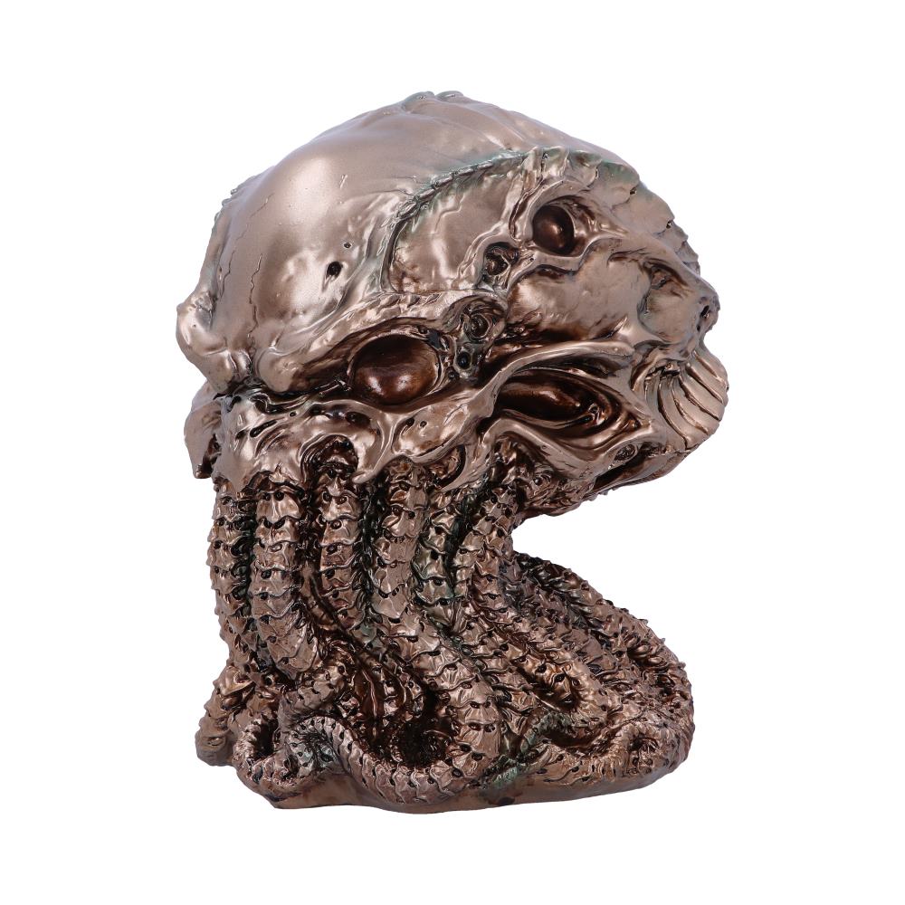 Cthulhu Skull Bronze Figurine