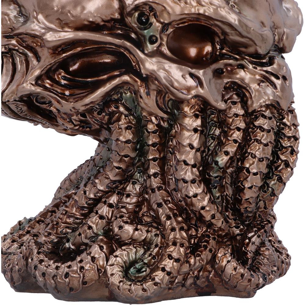 Cthulhu Skull Bronze Figurine