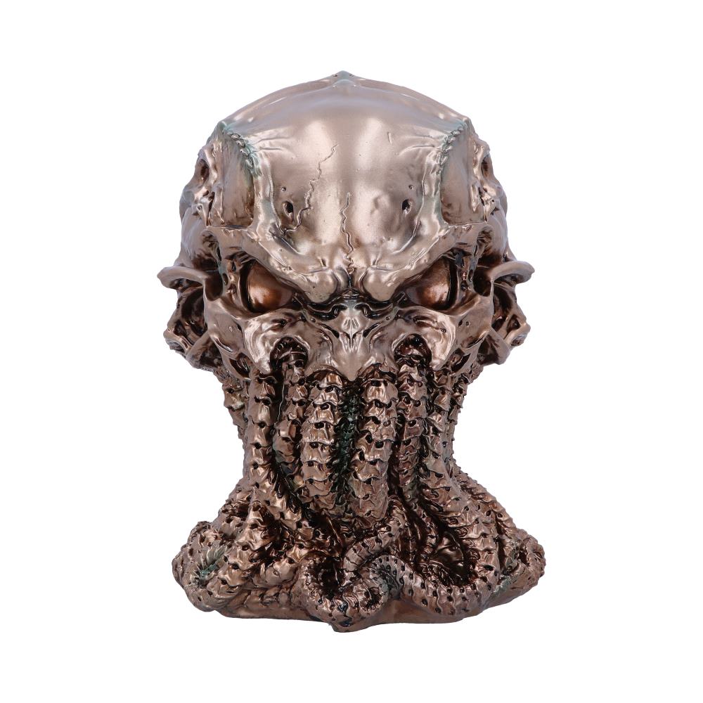 Cthulhu Skull Bronze Figurine