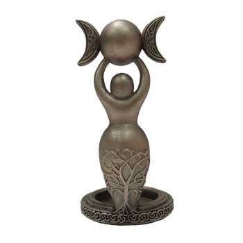 Spiral Goddess Tea Light Holder