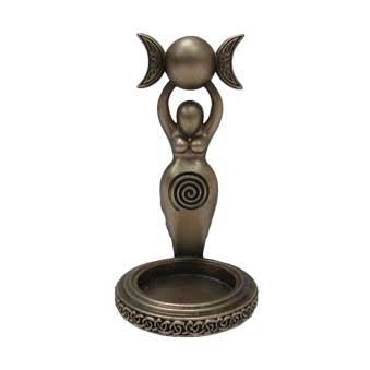 Spiral Goddess Tea Light Holder