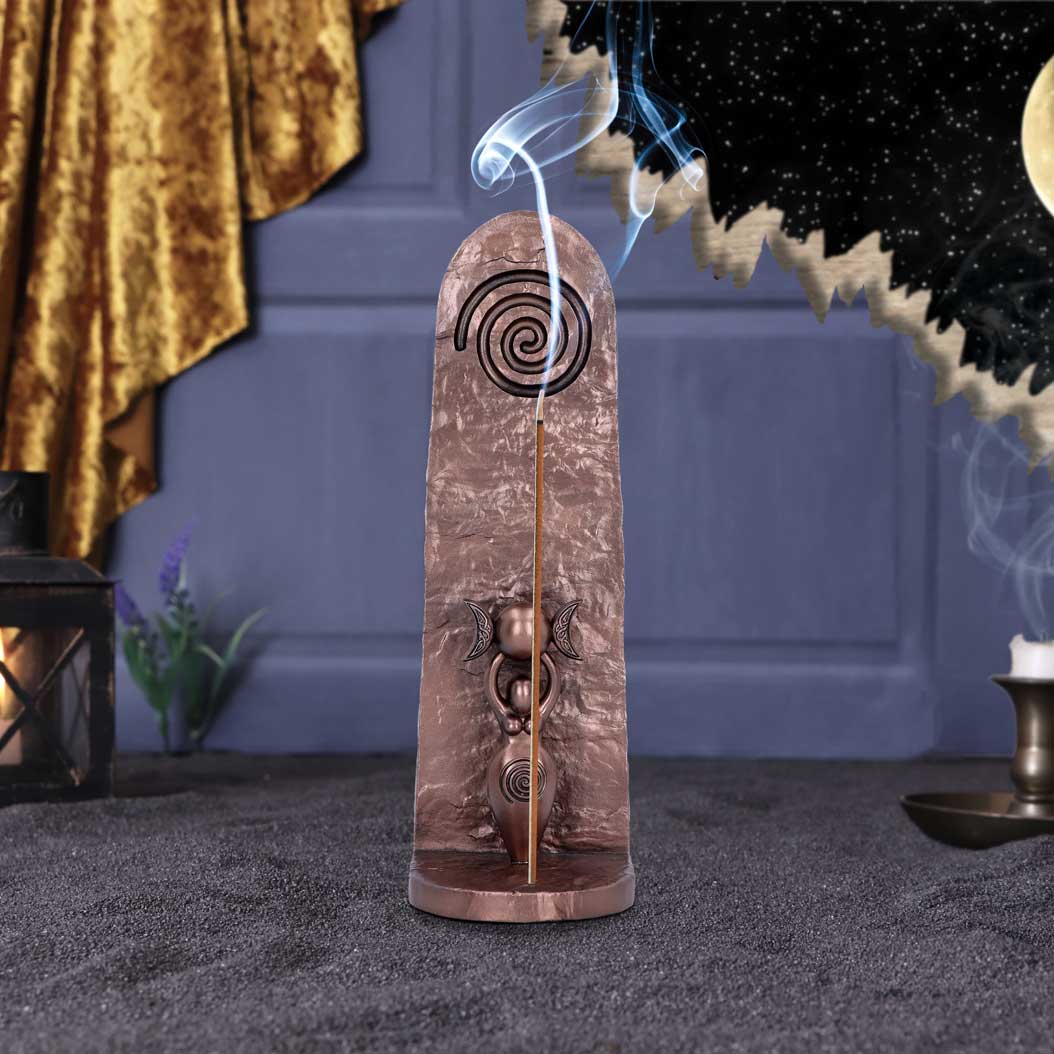 Spiral Goddess Incense Holder