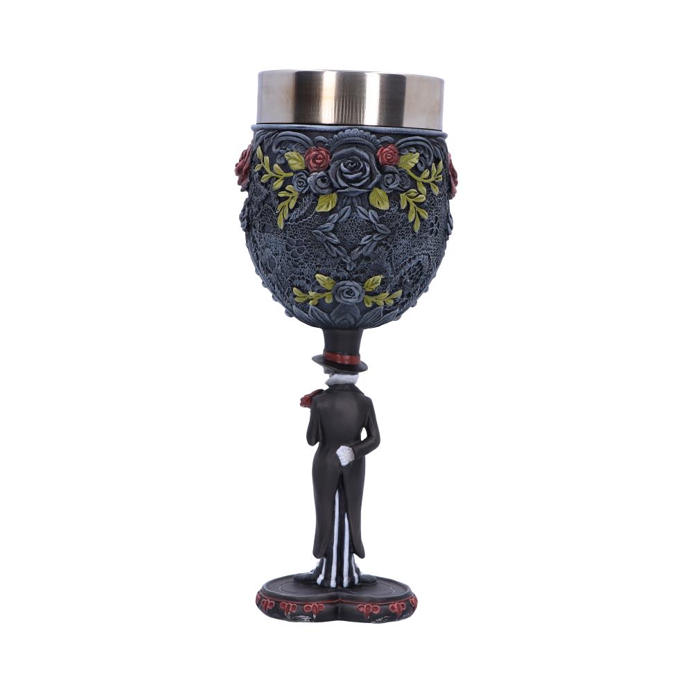 Mr & Mrs Gothic Wedding Goblets