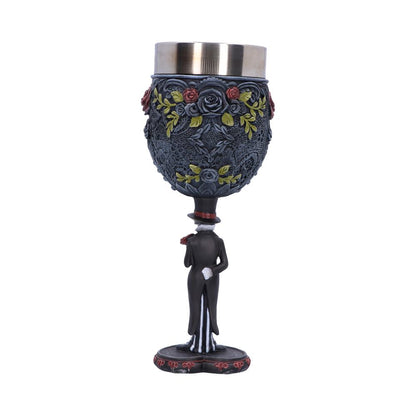 Mr &amp; Mr Gothic Wedding Goblets - Set of 2