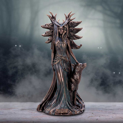 Hekate - Large Bronze Figurine by Marc Potts