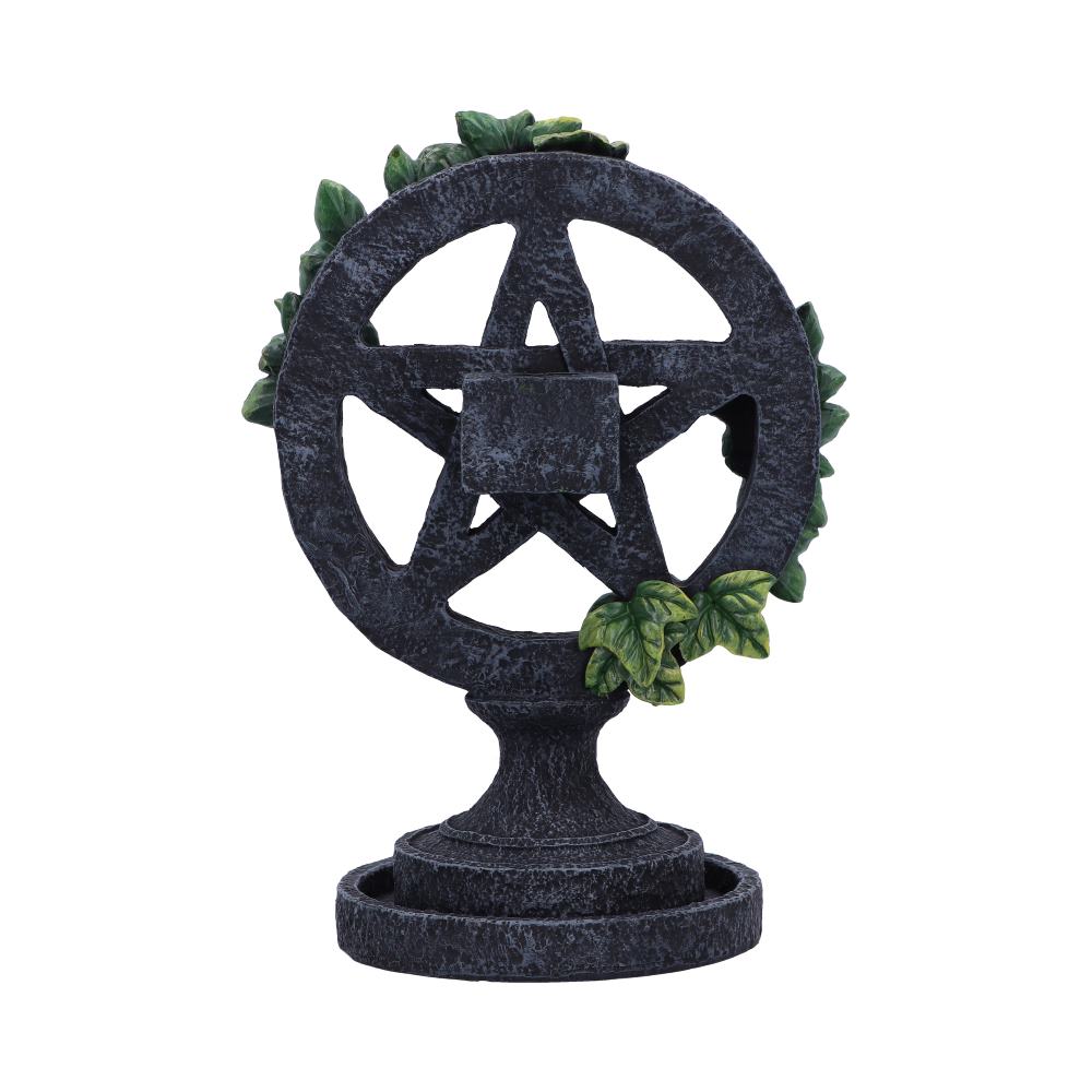 Aged Pentagram Backflow Incense Burner