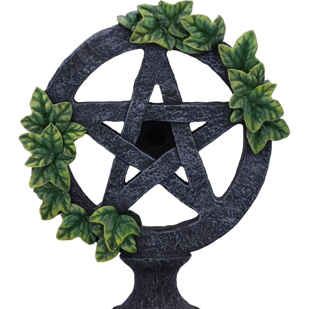 Aged Pentagram Backflow Incense Burner