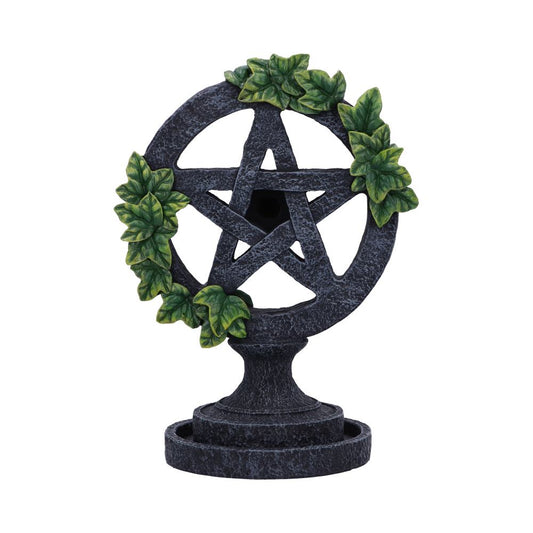 Aged Pentagram Backflow Incense Burner