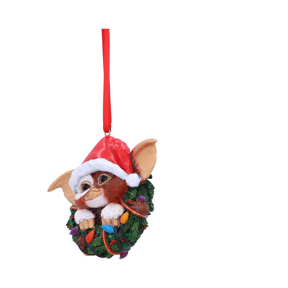 Gizmo in Wreath Hanging Ornament