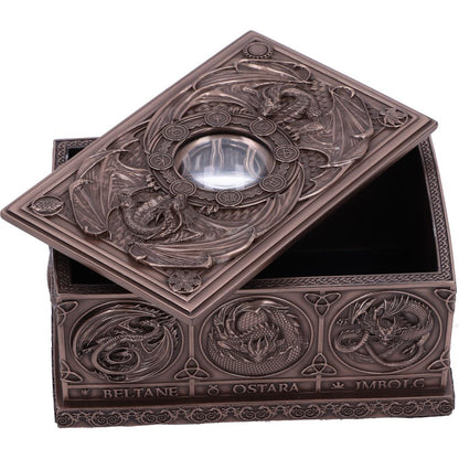 Dragons of the Sabbats Tarot Box Bronze