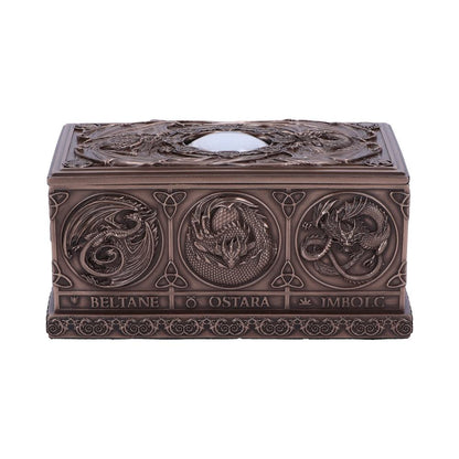 Dragons of the Sabbats Tarot Box Bronze